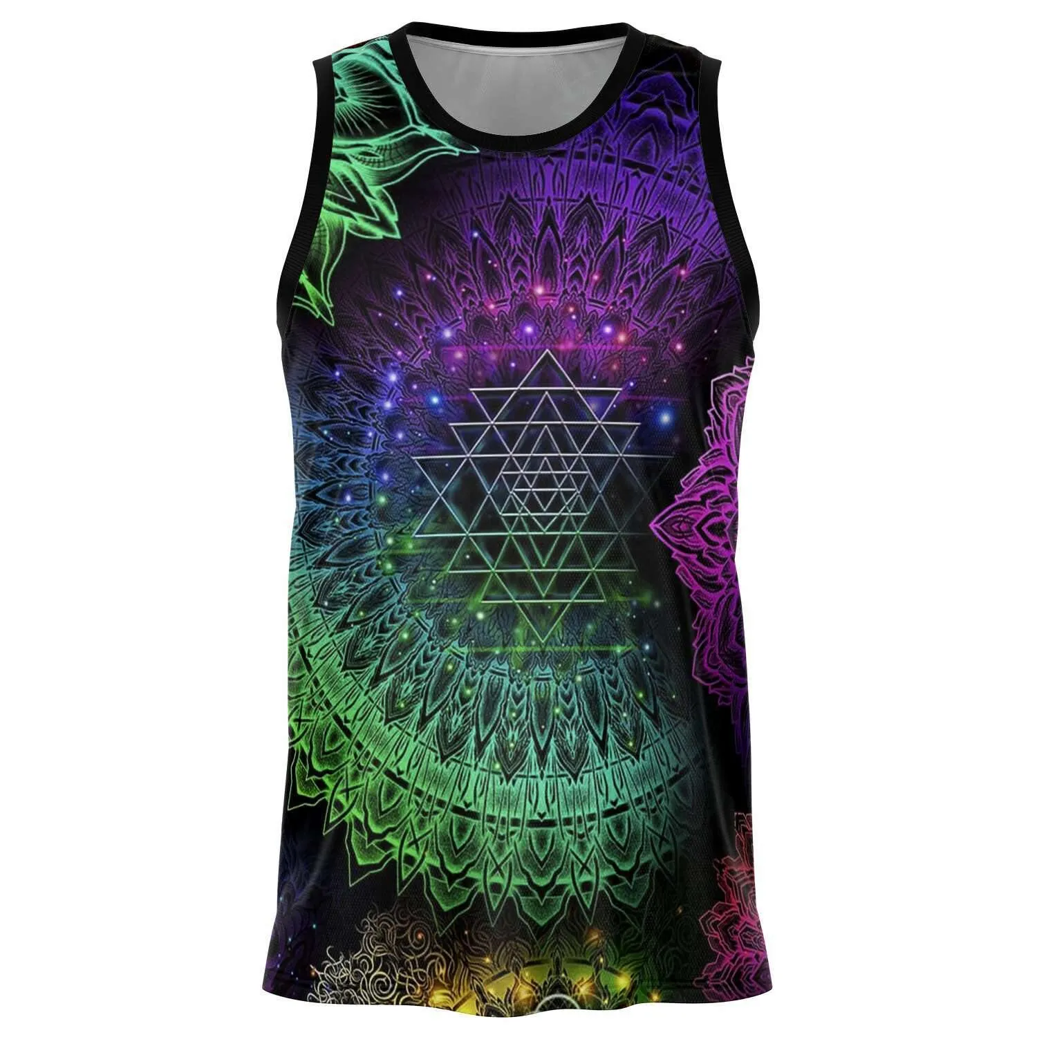 Glowing Mandala Basketball Jersey