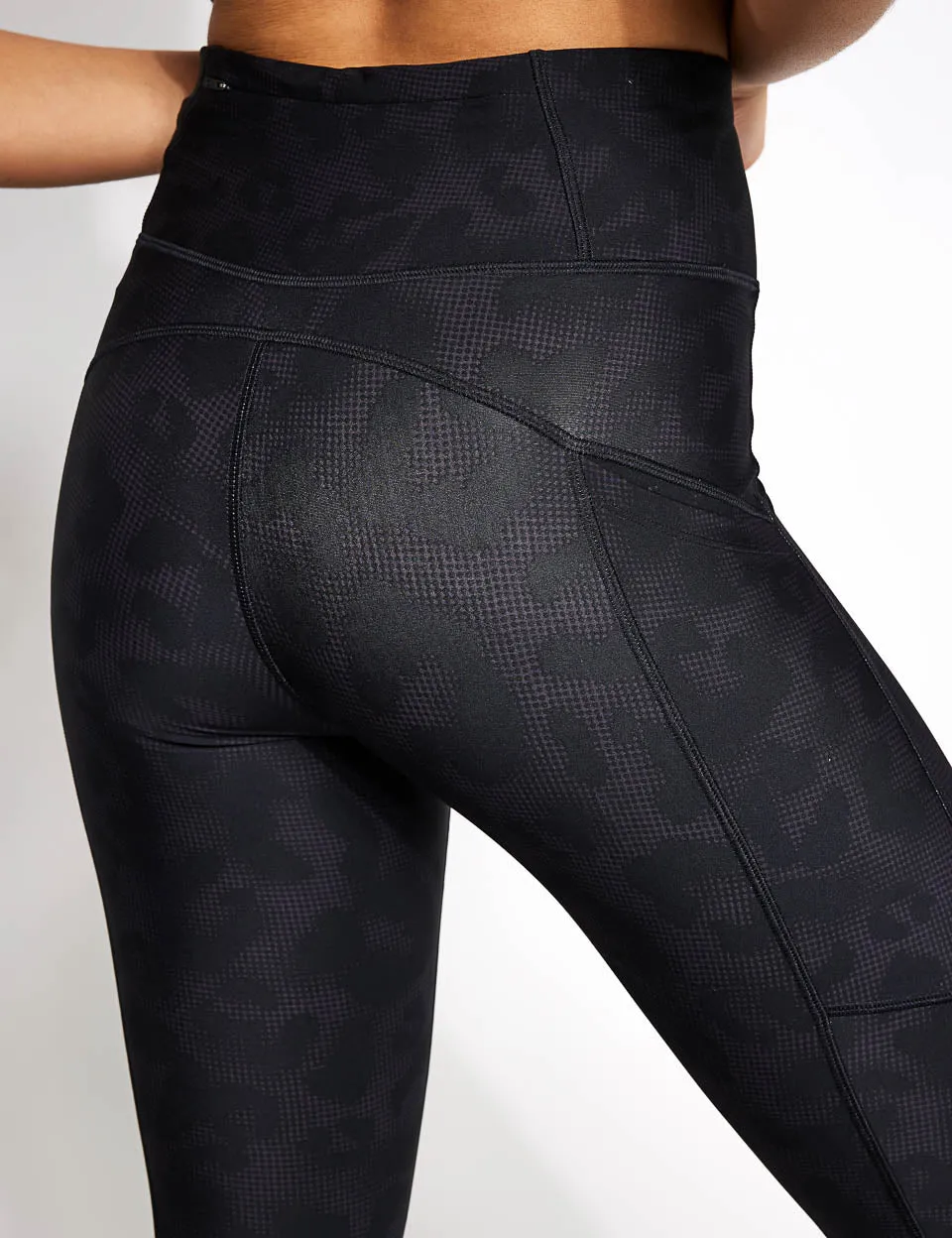 GO MOVE LEGGING PRINT - BLACK