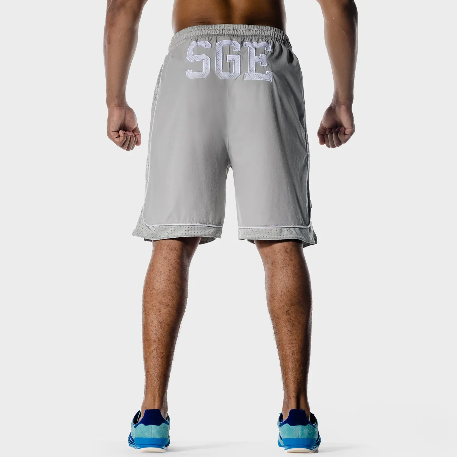 Golden Era Basketball Shorts - Light Grey Marl