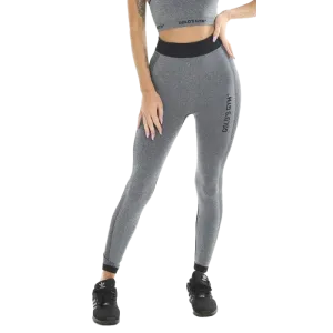 Gold's Gym Ladies Seamless Leggings - Grey