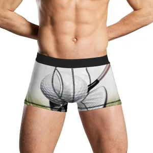 Golf Club Men's Boxer Briefs Breathable Underwear Comfortsoft Moisture-Wicking Trunks Underwear