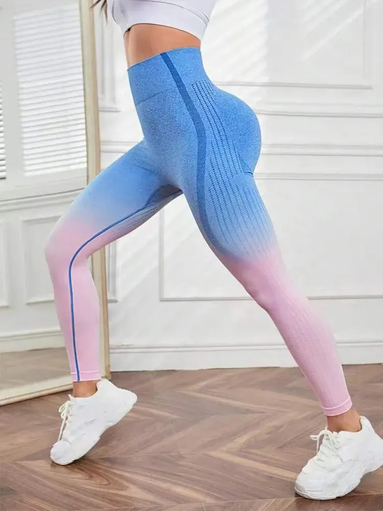 Gradient Seamless Yoga Leggings