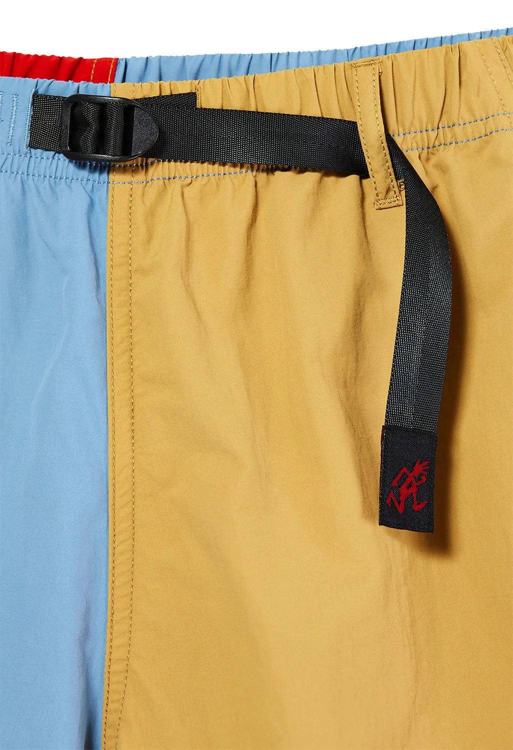 Gramicci Men's Shell Packable Shorts - Sax/Mustard
