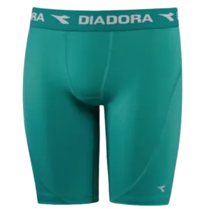 GREEN DIADORA COMPRESSION SHORT