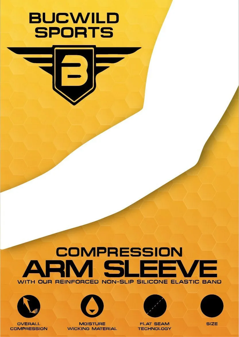Green - Yellow Flame Compression Arm Sleeve