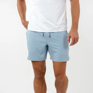 Grit Gym Short | Solid - Ice Pick Blue