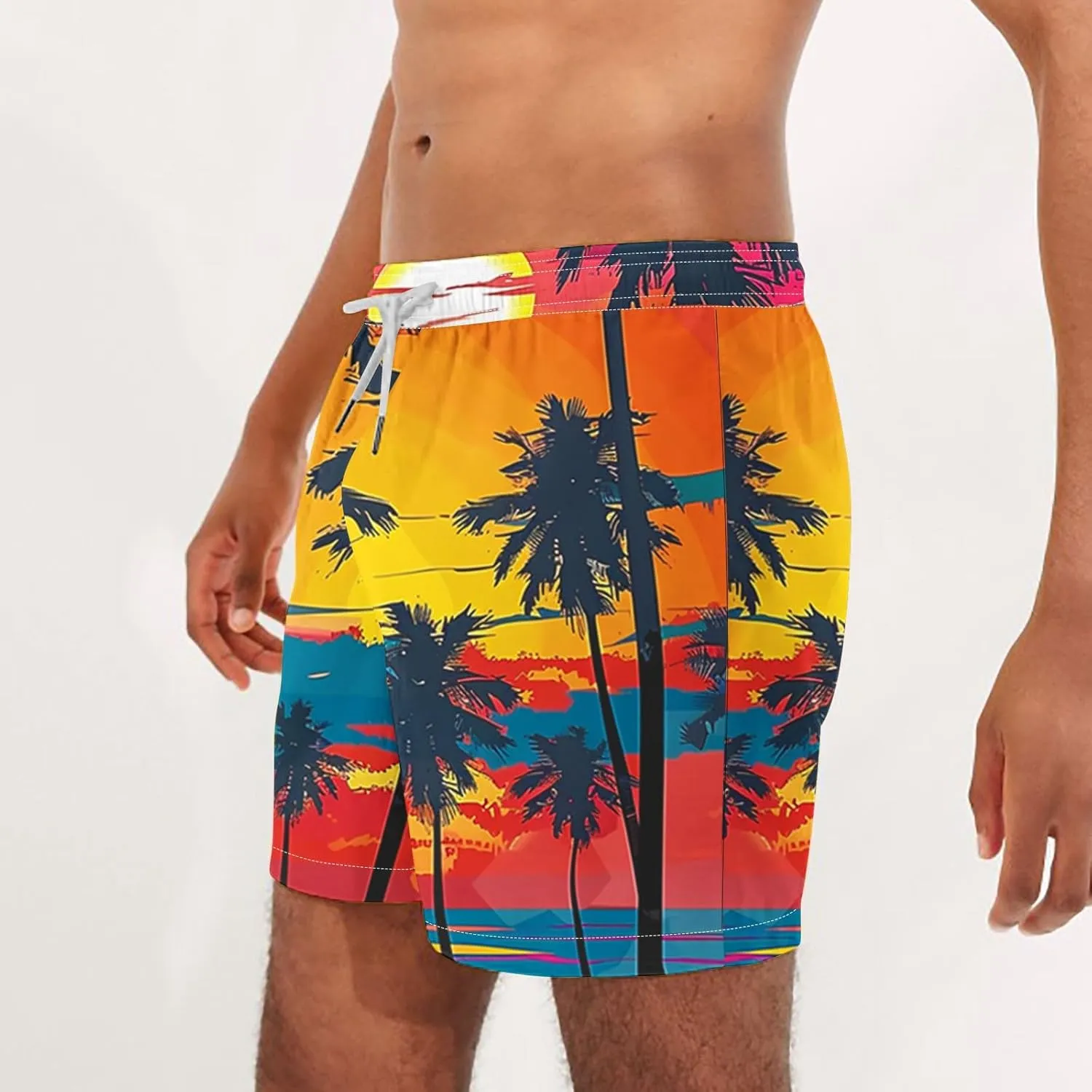 Gym Basketball Mens Casual Cotton Stretch Drawstring Summer Beach Shorts Chino Golf Shorts with Pockets