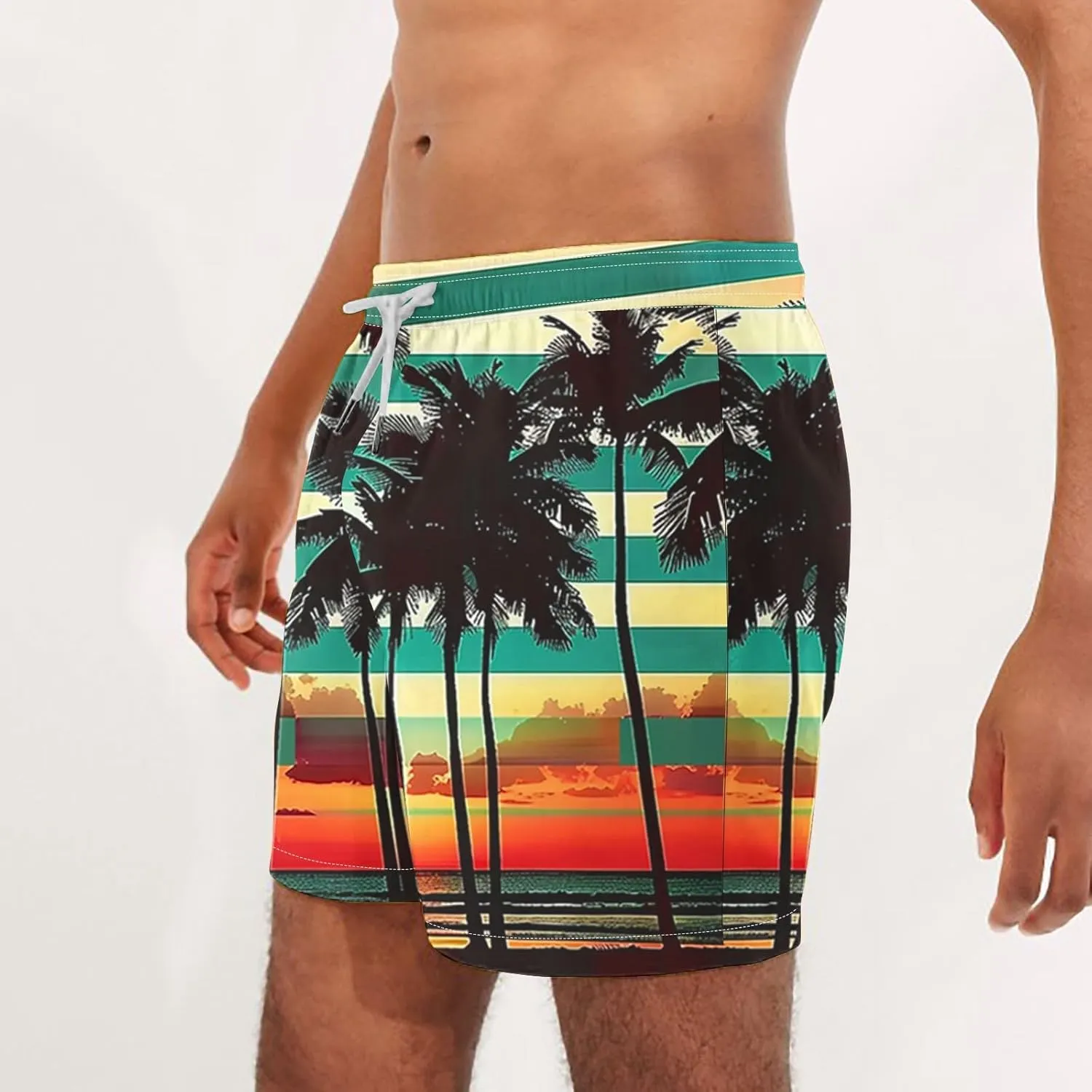 Gym Basketball Mens Casual Cotton Stretch Drawstring Summer Beach Shorts Chino Golf Shorts with Pockets