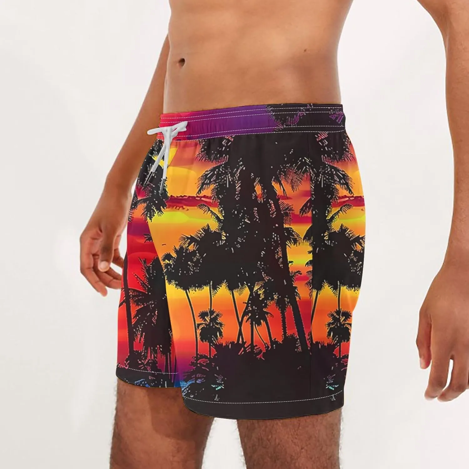 Gym Basketball Mens Casual Cotton Stretch Drawstring Summer Beach Shorts Chino Golf Shorts with Pockets