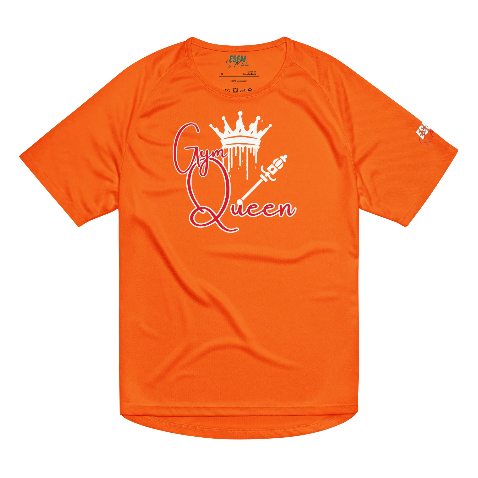 Gym Queen (wht) - Unisex sports jersey
