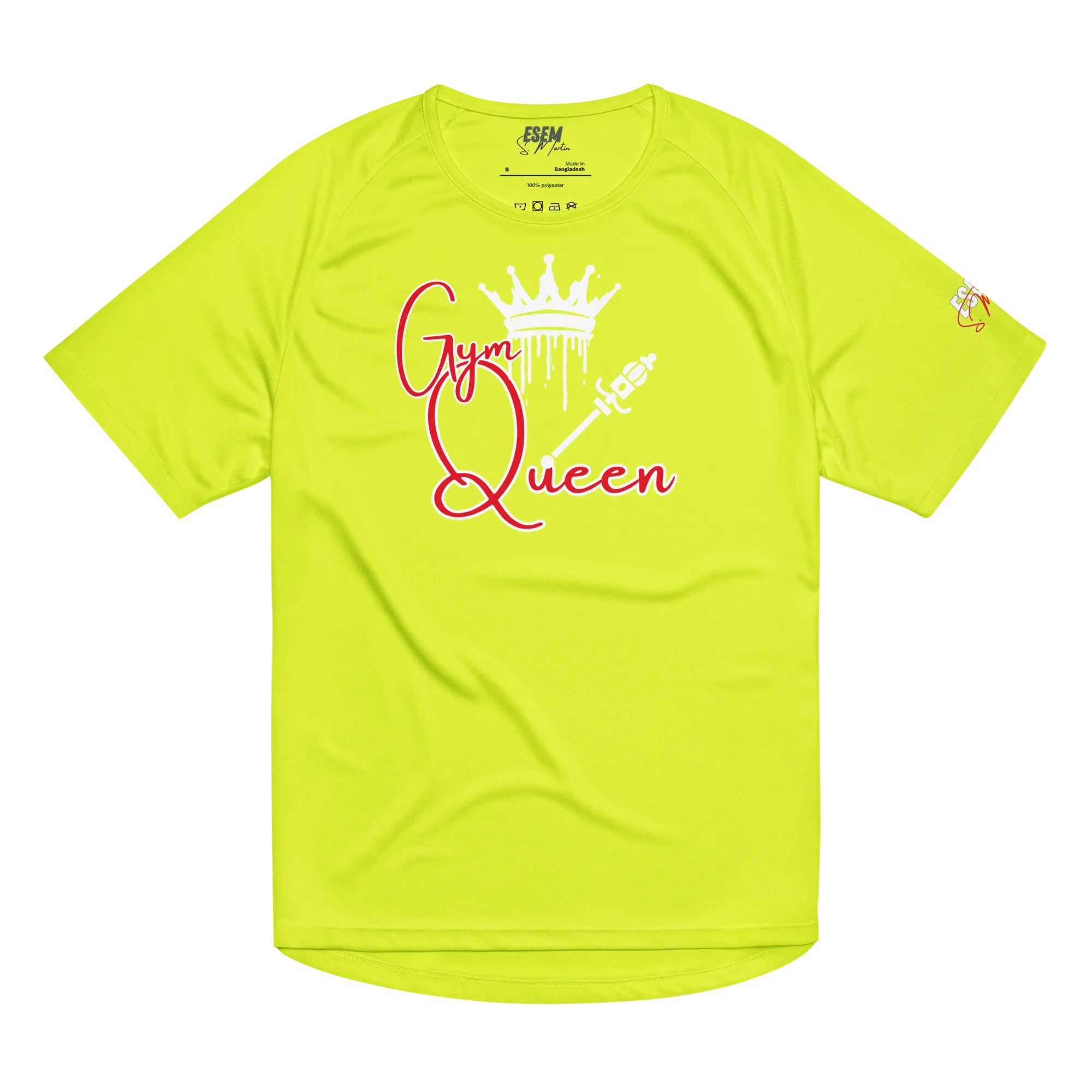 Gym Queen (wht) - Unisex sports jersey