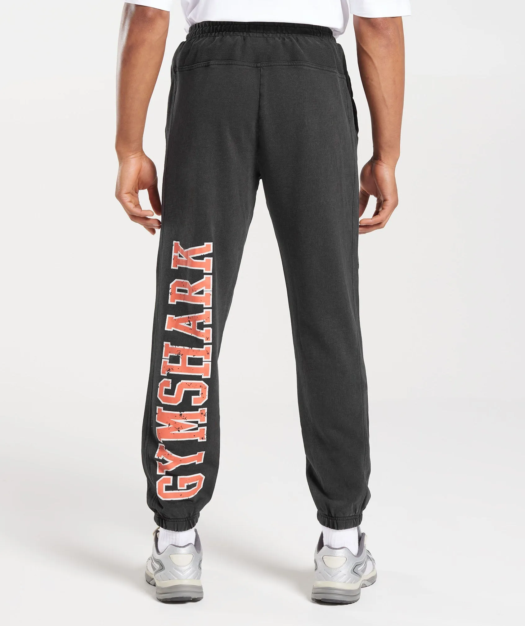 Gymshark Collegiate Joggers - Black/Acid Wash
