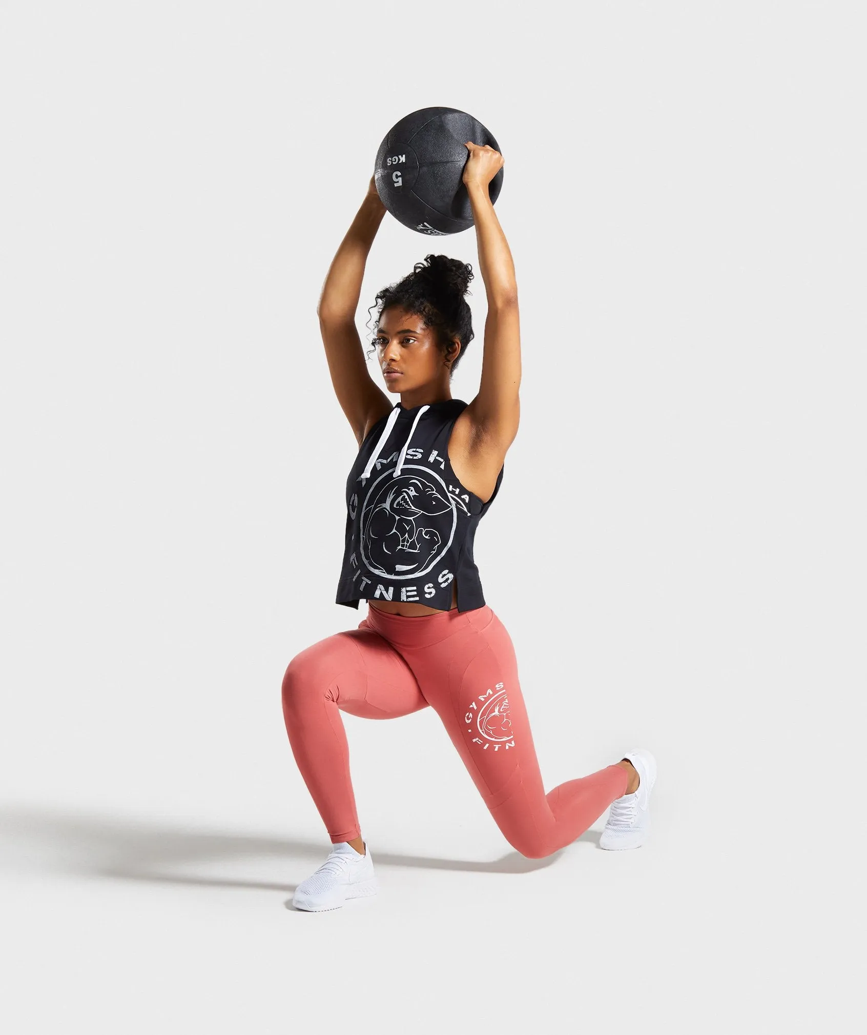 Gymshark Legacy Fitness Sleeveless Hoodie - Black