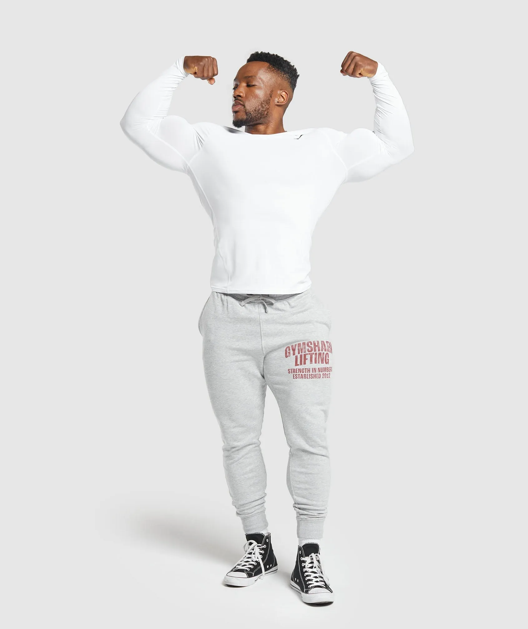 Gymshark Lifting Joggers - Light Grey Core Marl