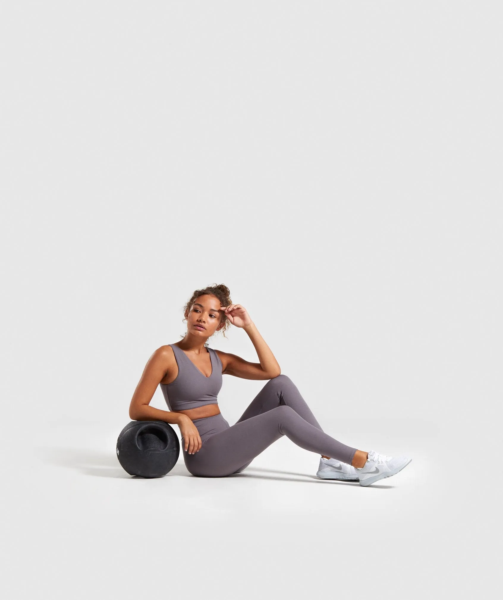 Gymshark Solo Leggings - Slate Lavender