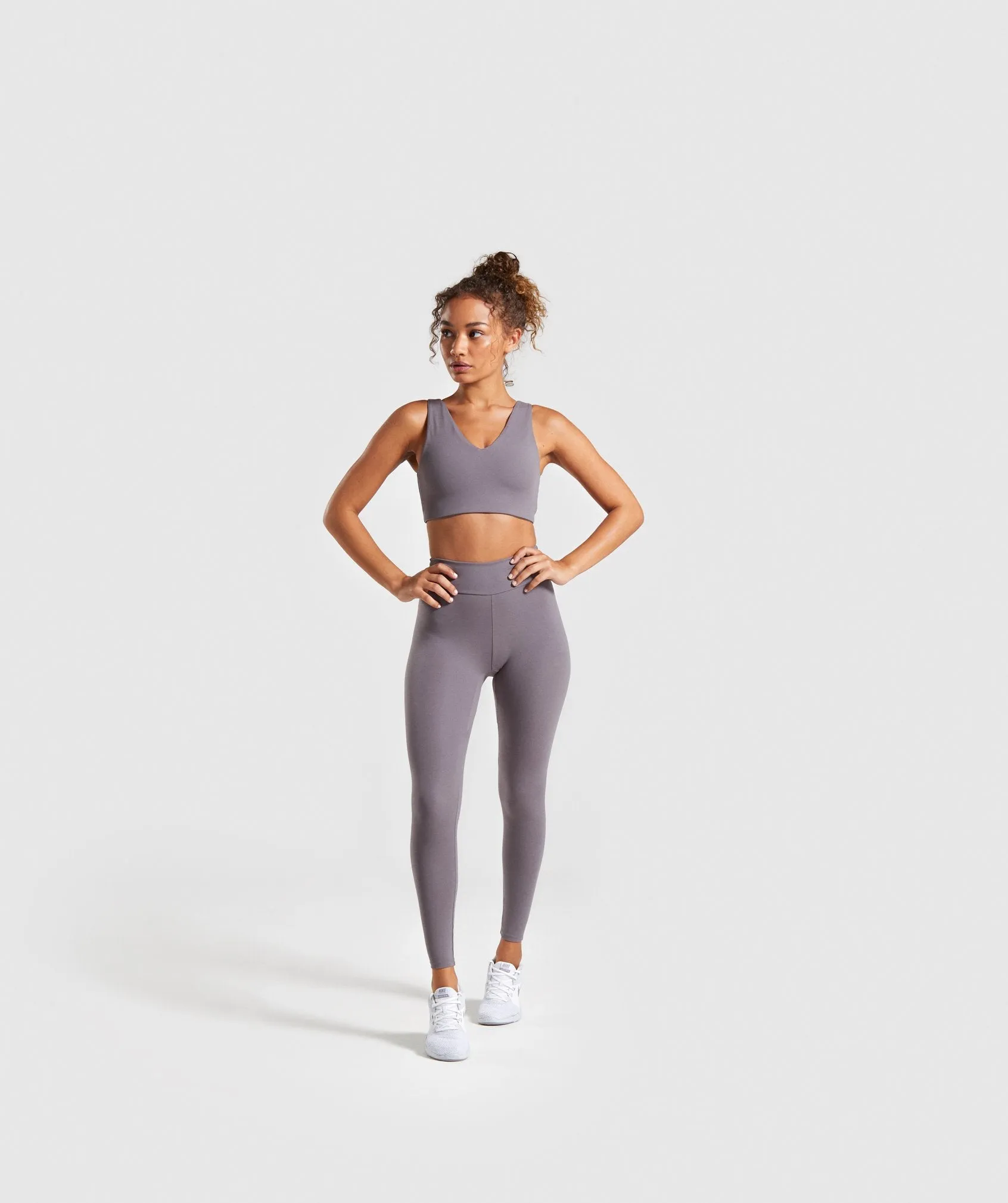 Gymshark Solo Leggings - Slate Lavender