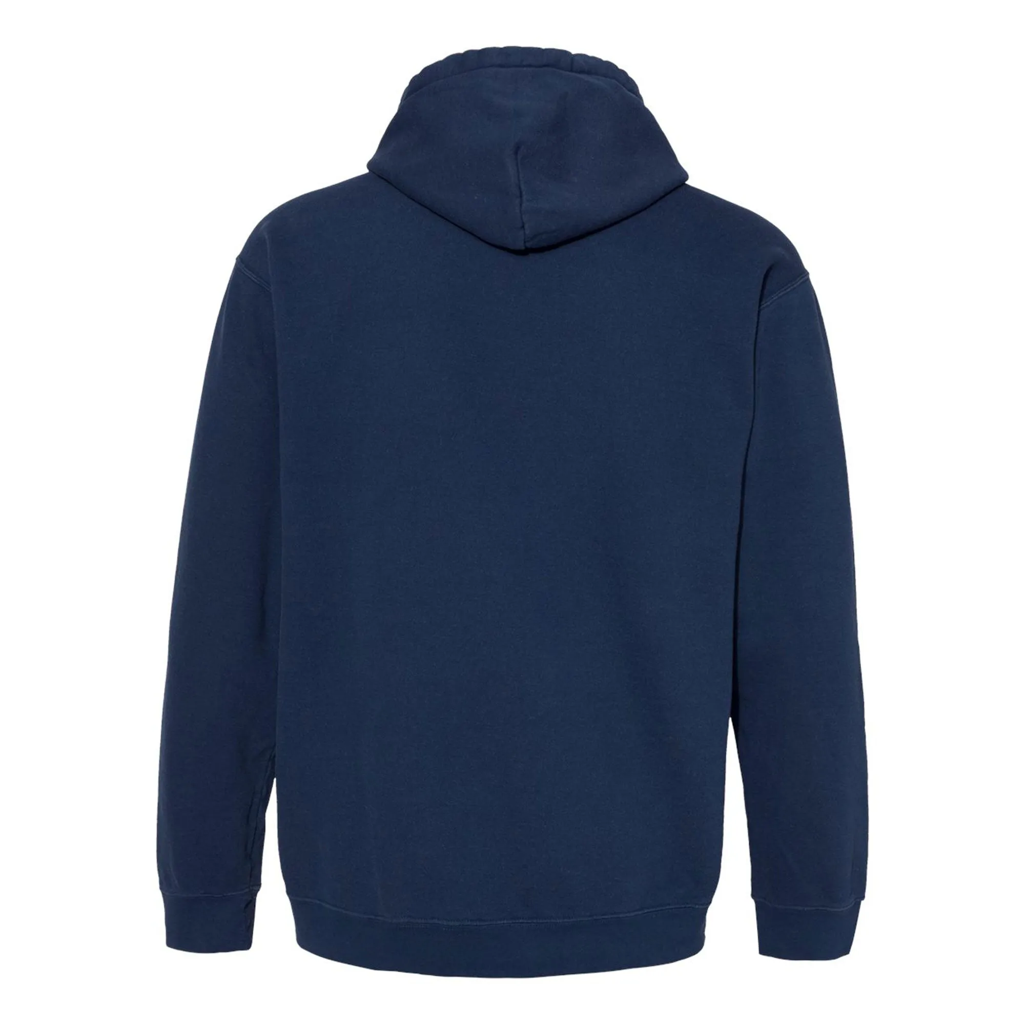 Hail Script Garment-Dyed Hoodie - True Navy