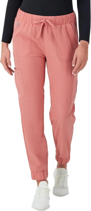 Hanes Women's Scrubs Cargo Joggers, Healthcare Scrub Joggers for Women, Moisture Wicking