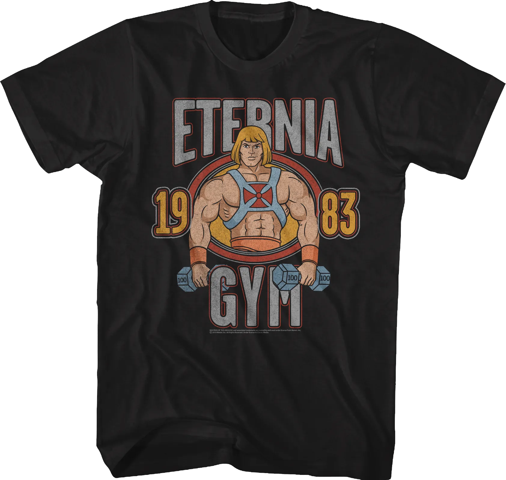 He-Man Eternia Gym Masters of the Universe T-Shirt