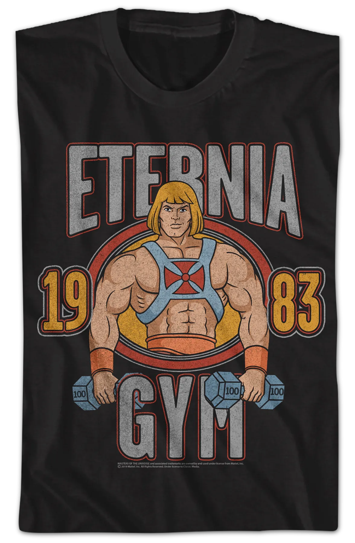 He-Man Eternia Gym Masters of the Universe T-Shirt