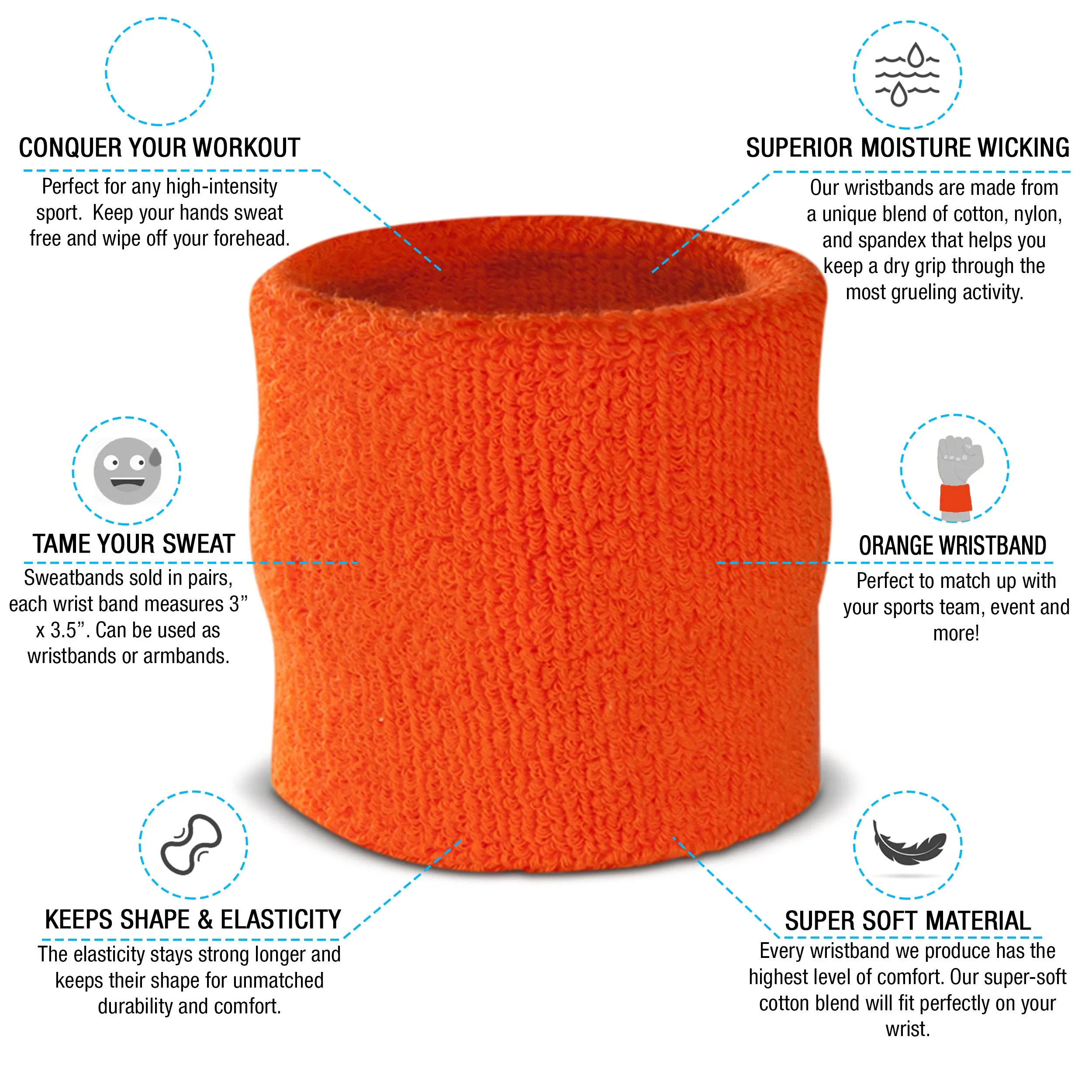 Headband / Wristband Set