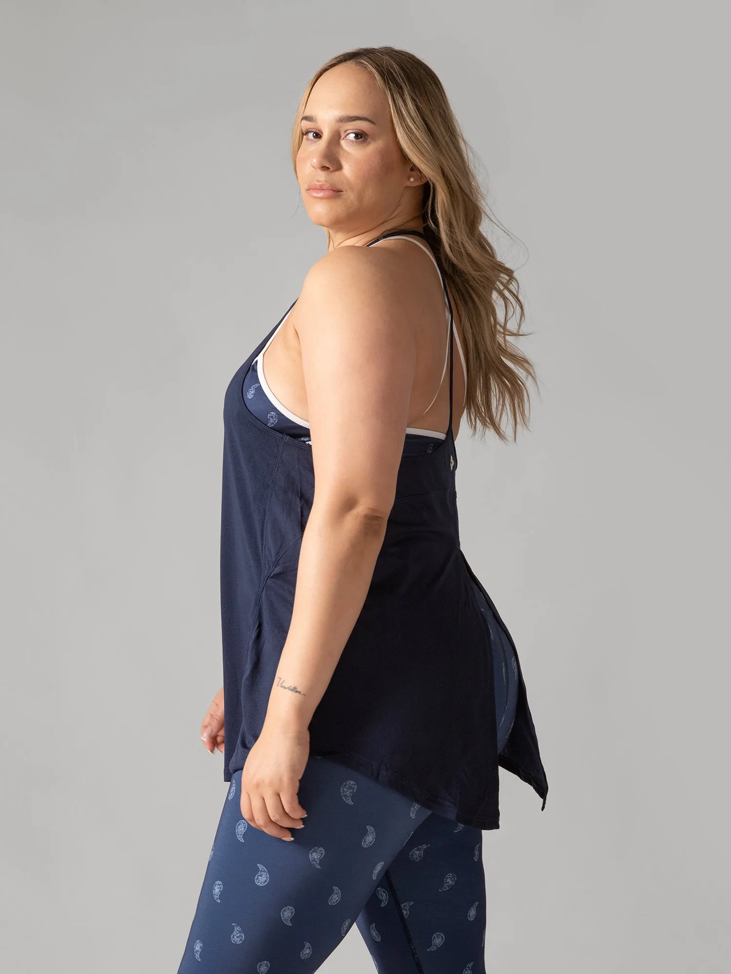 Hello Sunshine! Tank Top - Denim