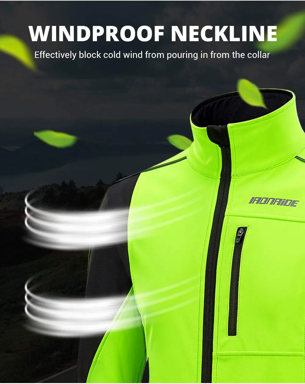 HEROBIKER Cycling Jacket Bicycle MTB Road Bike Jackets Long Jersey Breathable Reflective Windbreaker Running Gear Golf Biking