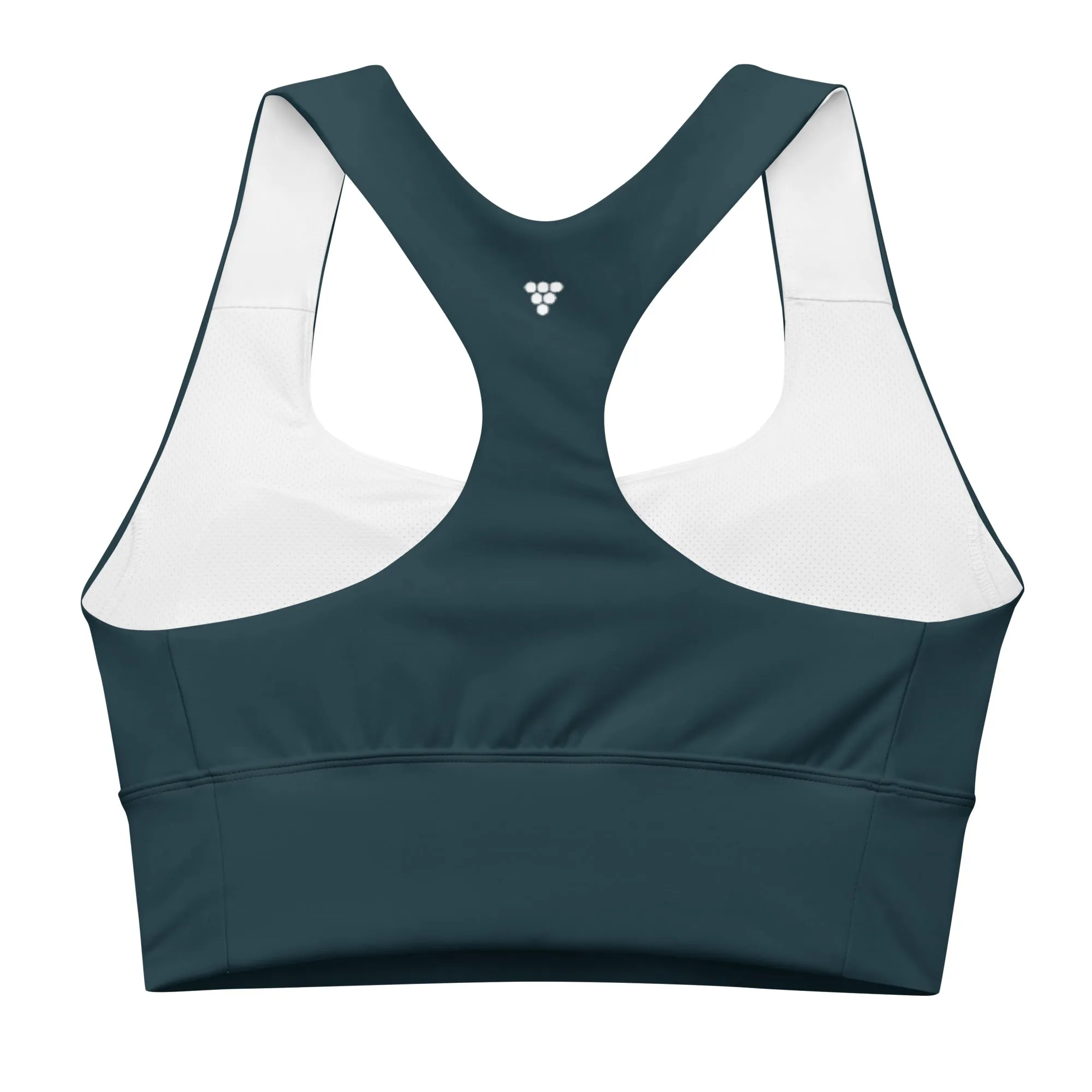 High-Impact Racerback Sports Bra -Seychelles Blue