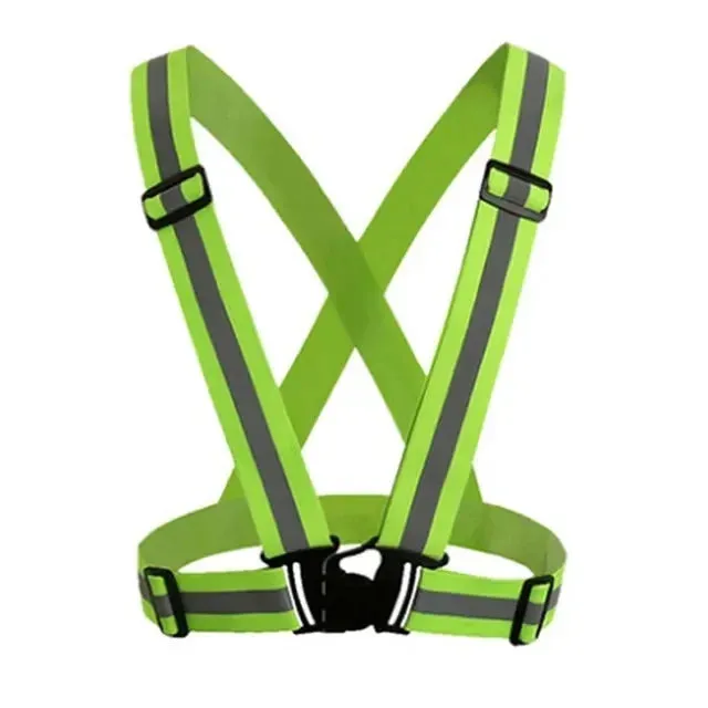 High-Visibility Reflective Safety Vest for Outdoor Activities, Running, Cycling, and Traffic Safety