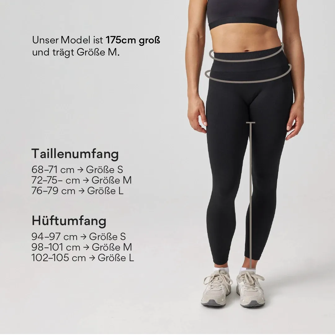 High Waist Leggings Seamless | Hellgrün
