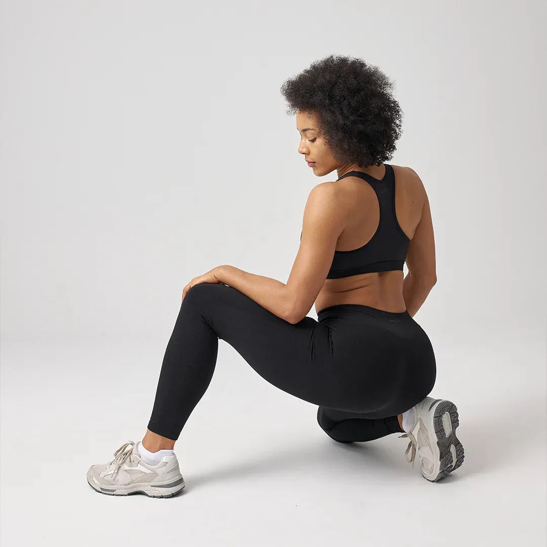High Waist Leggings Seamless | Hellgrün