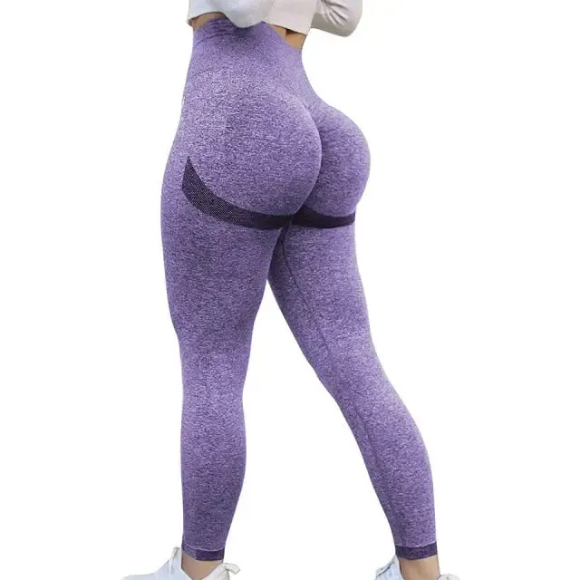 HIGH WAISTED BUM LIFTING  GYM YOGA PANTS