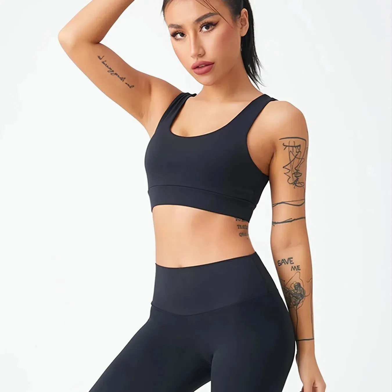 High-Waisted Yoga Pants for Women - Spring/Summer Fitness Leggings with Hip Lift, Quick-Dry Fabric, Perfect for Running and Gym Workouts