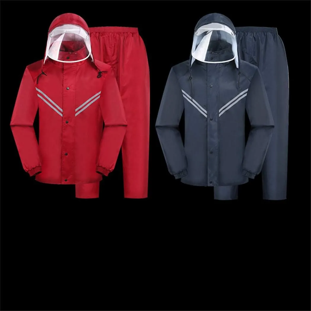 Hiking Reflective Raincoat Motorcycle Raincoat Men Poncho Rain Jackets