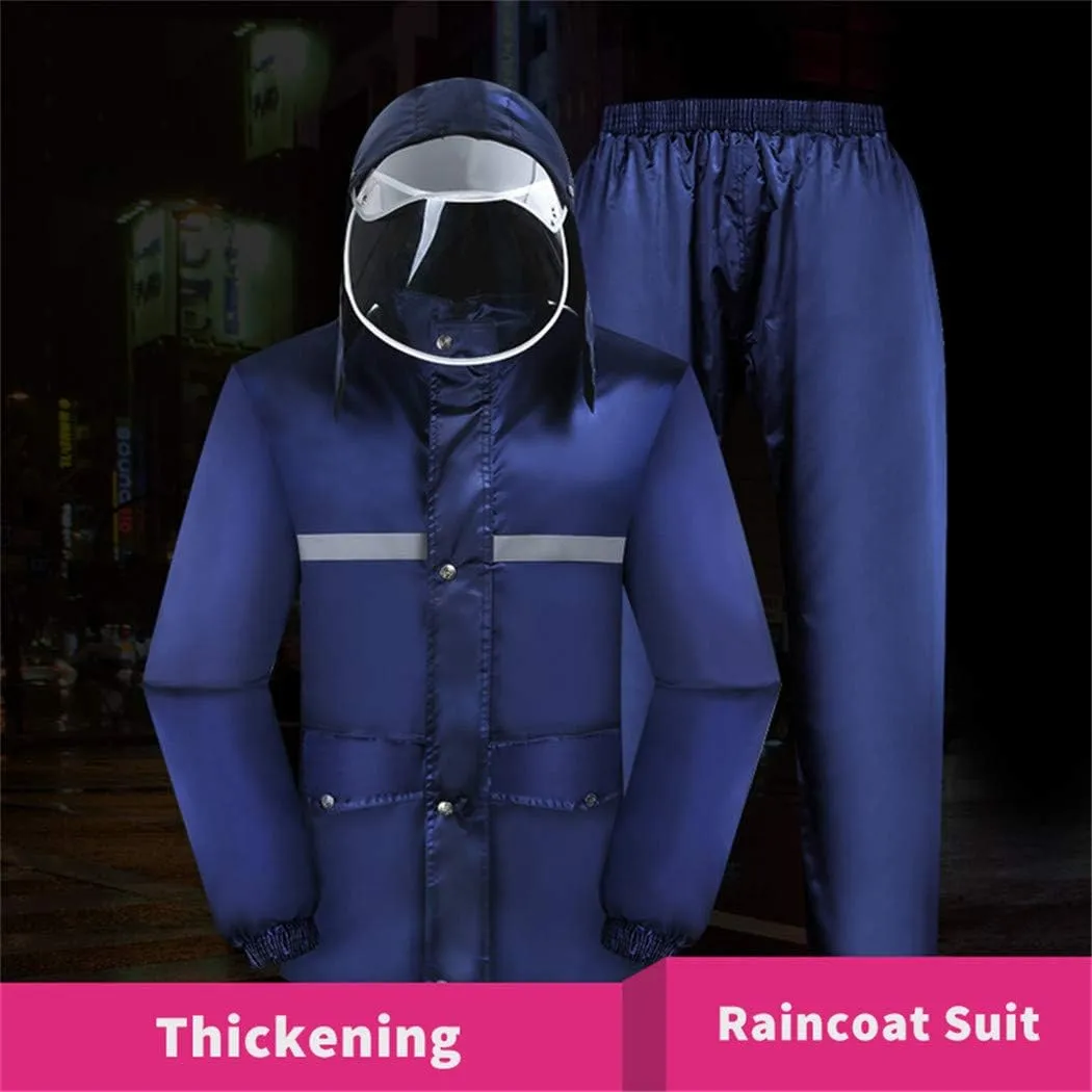 Hiking Reflective Raincoat Motorcycle Raincoat Men Poncho Rain Jackets