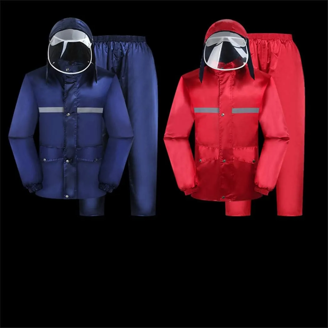 Hiking Reflective Raincoat Motorcycle Raincoat Men Poncho Rain Jackets