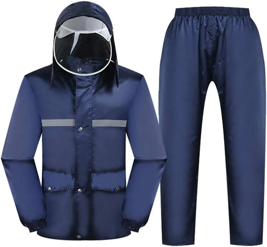 Hiking Reflective Raincoat Motorcycle Raincoat Men Poncho Rain Jackets
