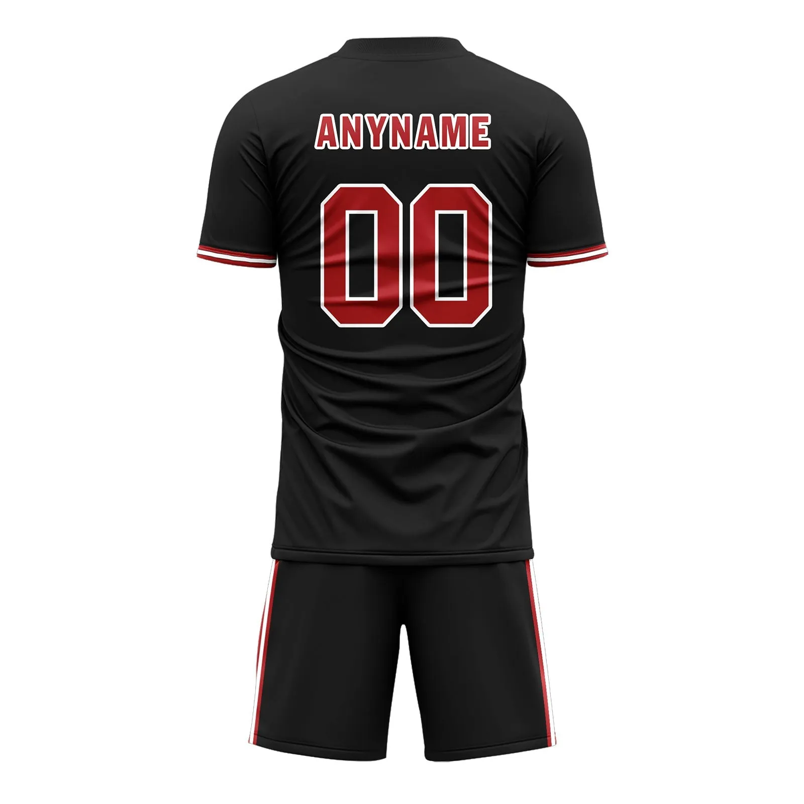 Holiday Gifts,Custom Black Soccer Sets Jersey Personalized SCJ101-D28025