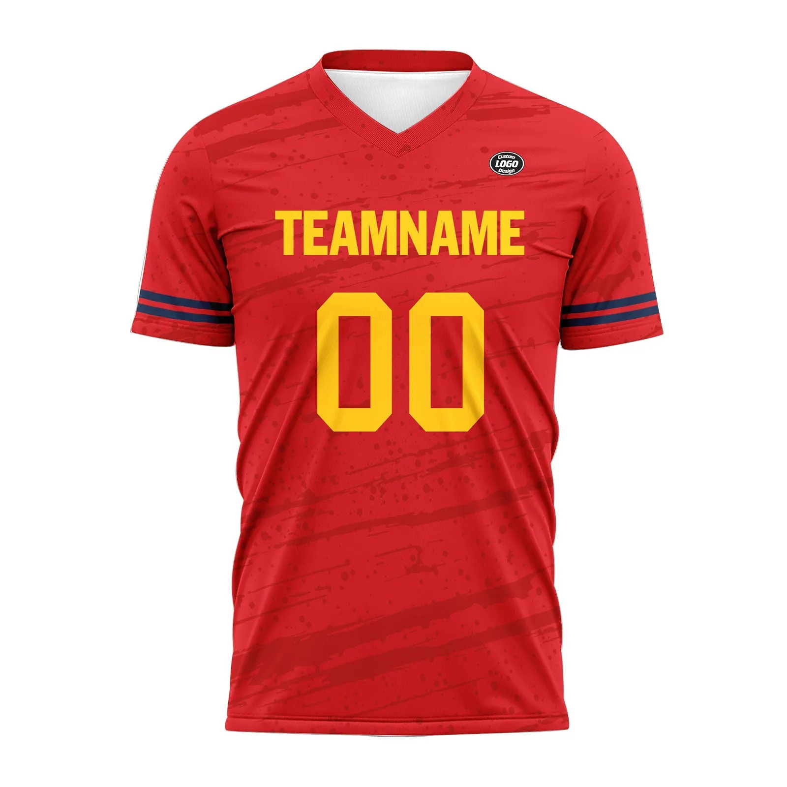 Holiday Gifts,Custom Red Soccer Sets Jersey Personalized SCJ101-D28021