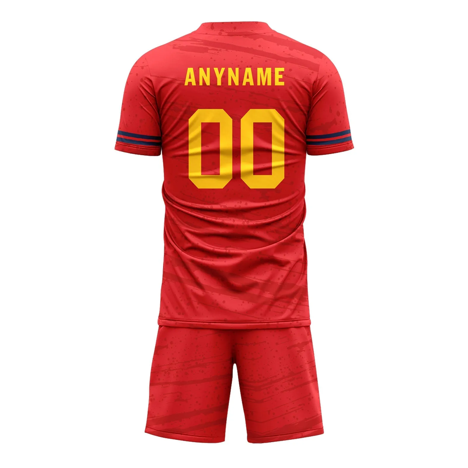 Holiday Gifts,Custom Red Soccer Sets Jersey Personalized SCJ101-D28021