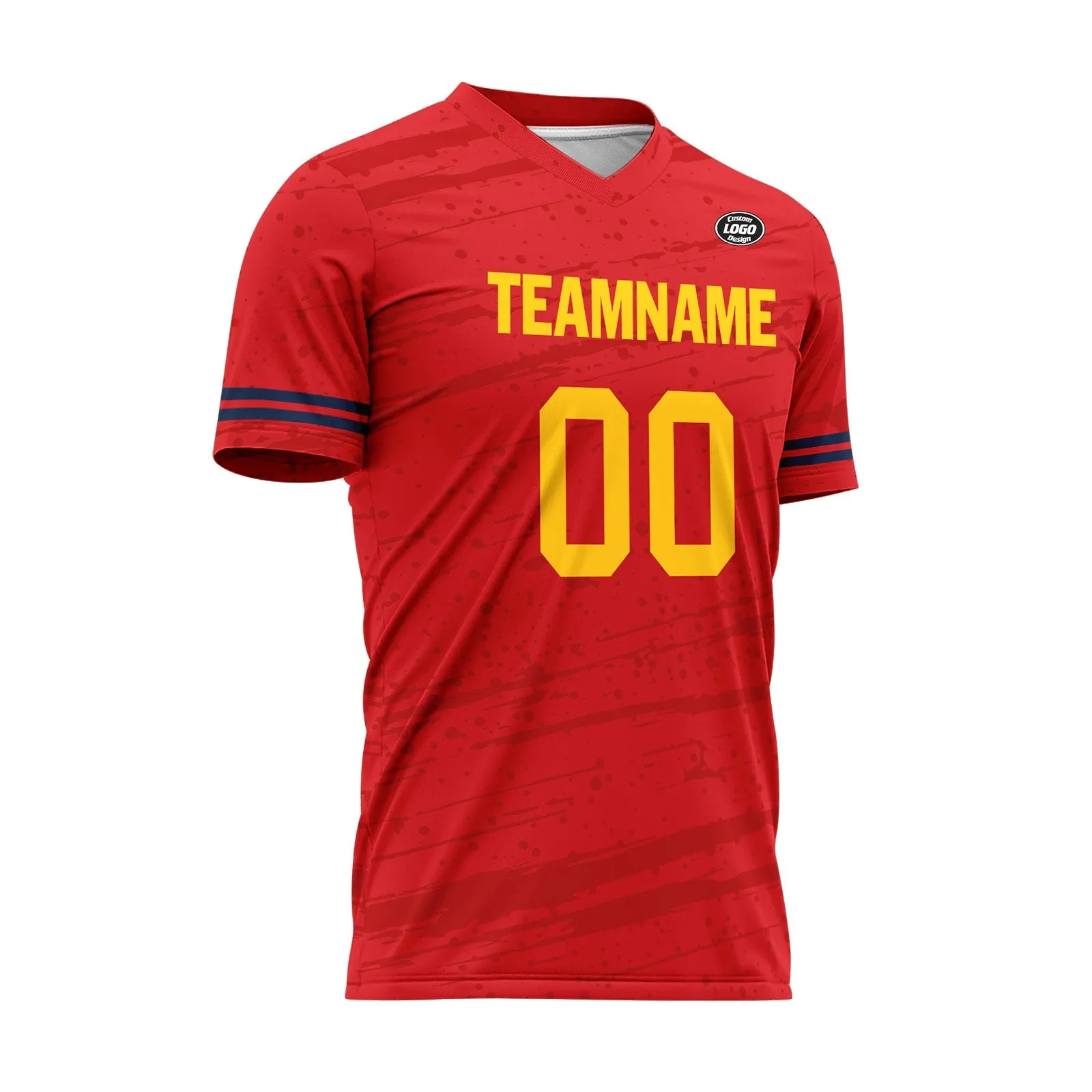 Holiday Gifts,Custom Red Soccer Sets Jersey Personalized SCJ101-D28021
