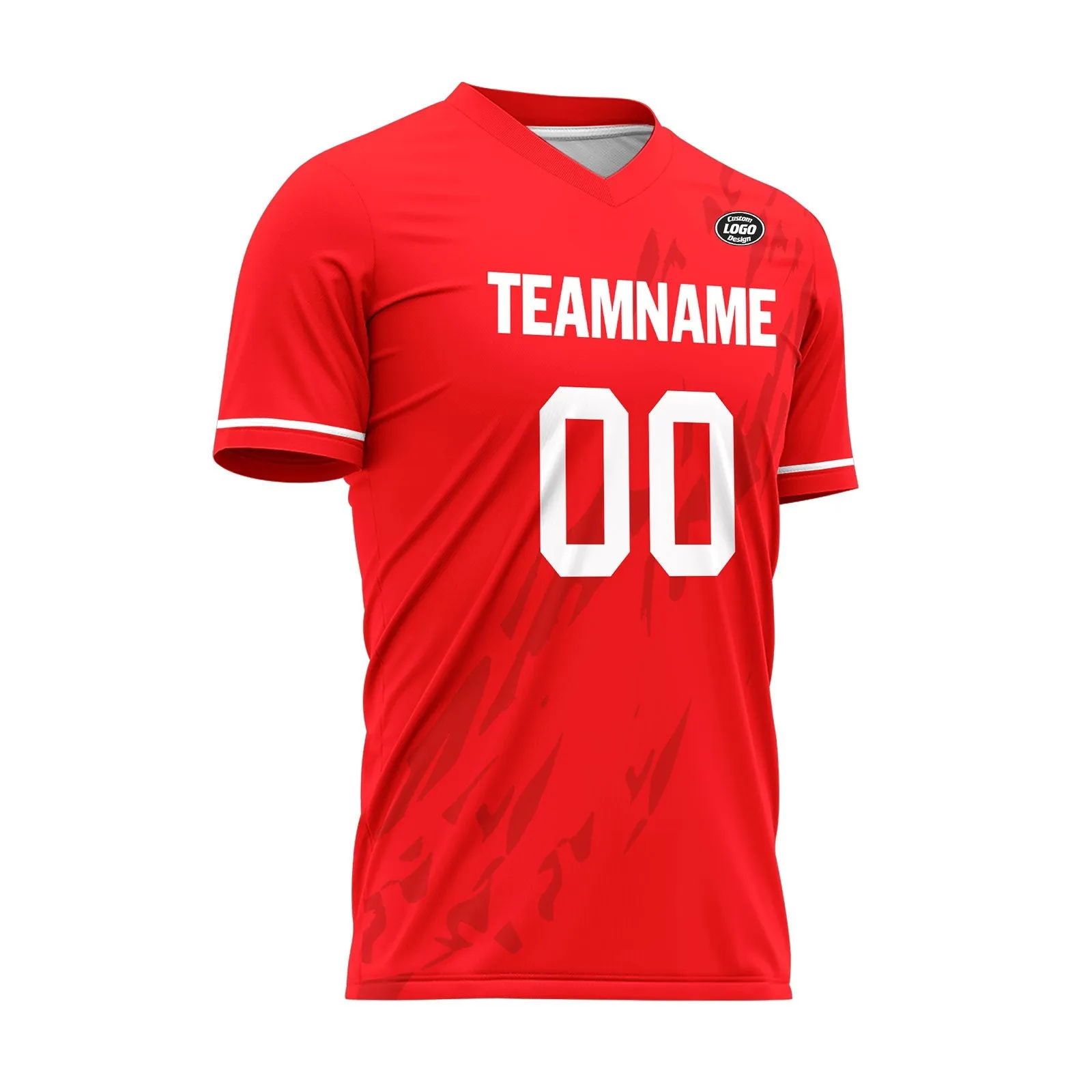 Holiday Gifts,Custom Red Soccer Sets Jersey Personalized SCJ101-D28023