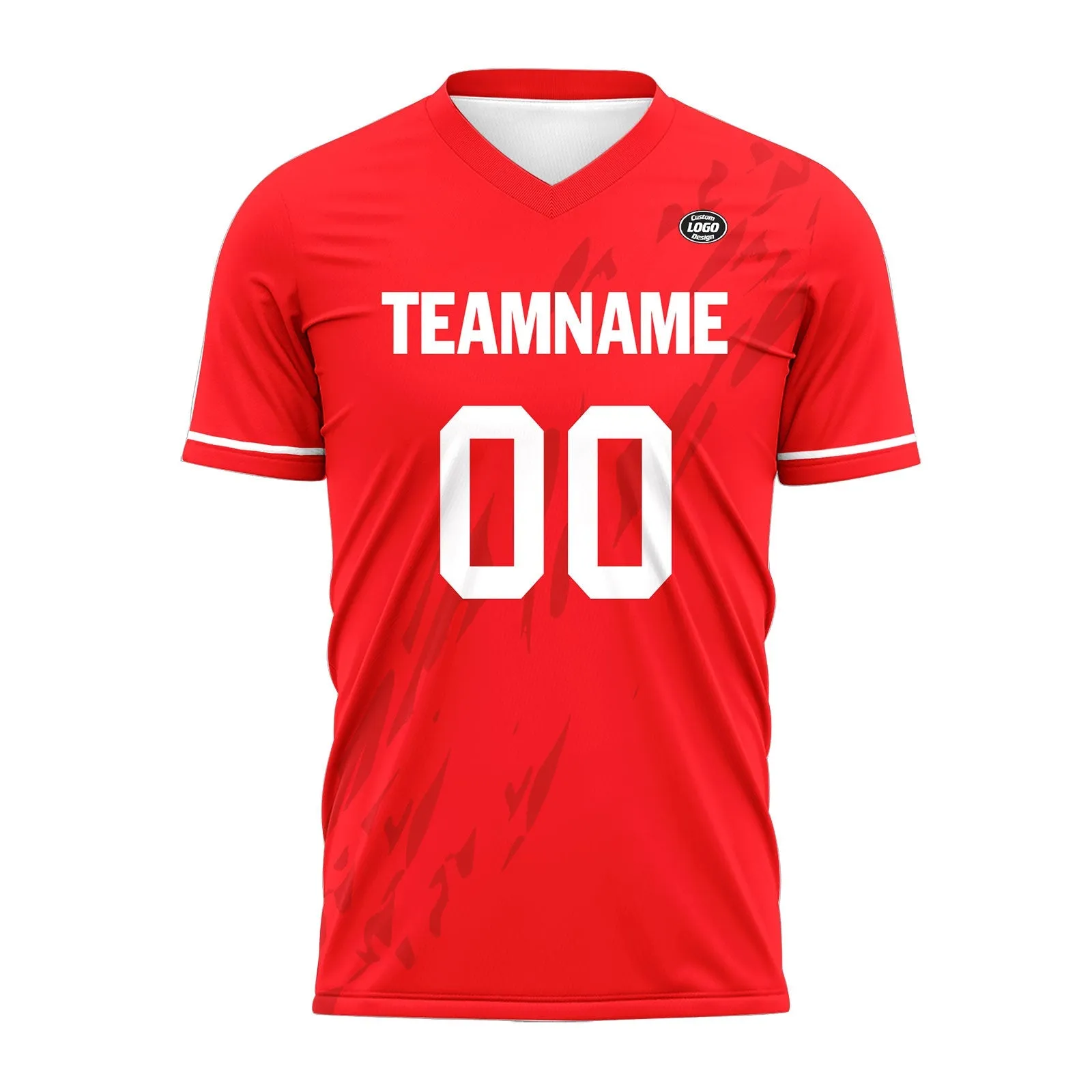Holiday Gifts,Custom Red Soccer Sets Jersey Personalized SCJ101-D28023