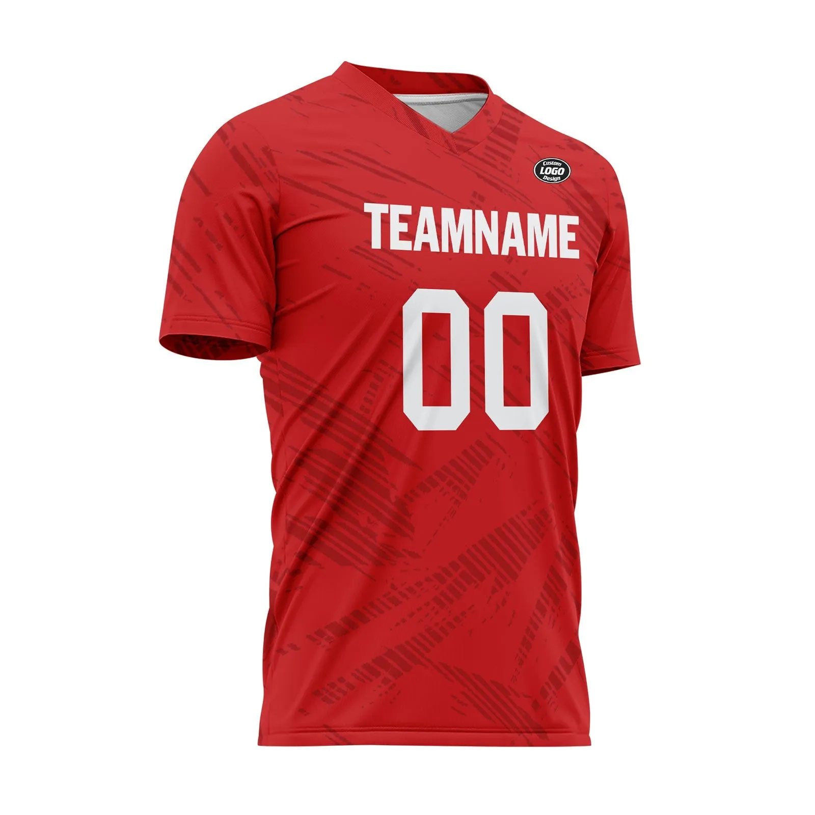 Holiday Gifts,Custom Red Soccer Sets Jersey Personalized SCJ101-D28028