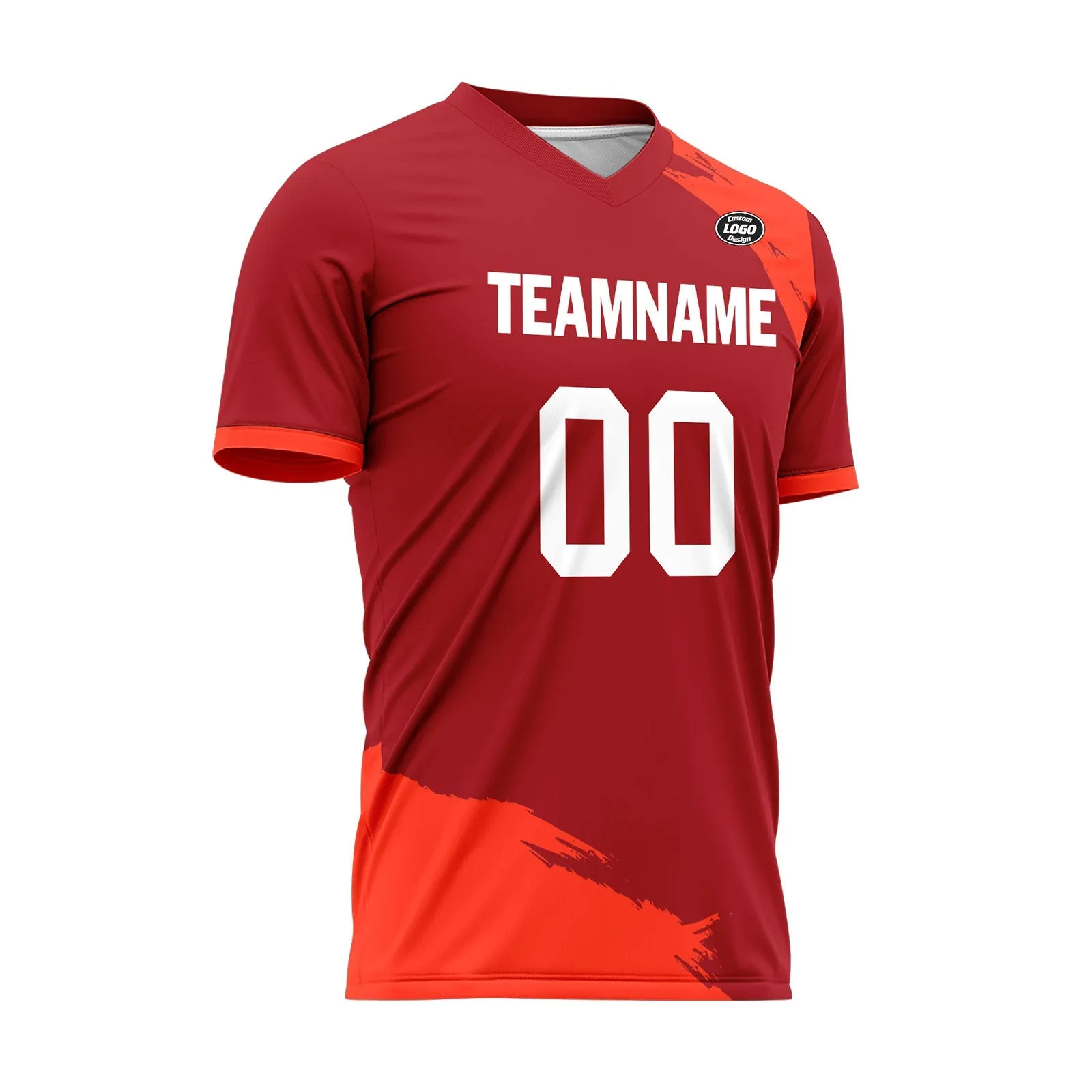 Holiday Gifts,Custom Red Soccer Sets Jersey Personalized SCJ101-D28031