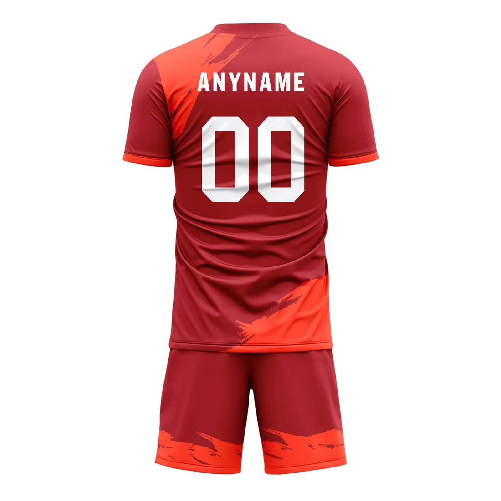 Holiday Gifts,Custom Red Soccer Sets Jersey Personalized SCJ101-D28031