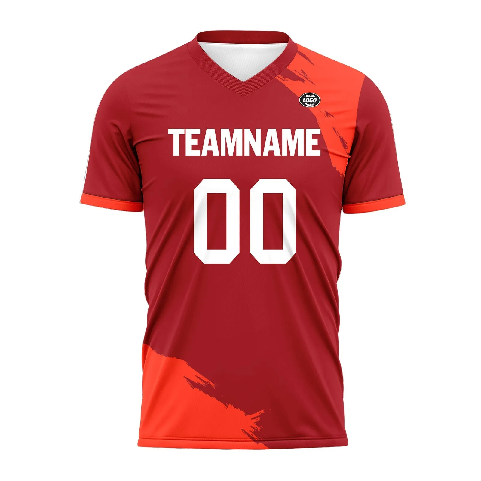 Holiday Gifts,Custom Red Soccer Sets Jersey Personalized SCJ101-D28031