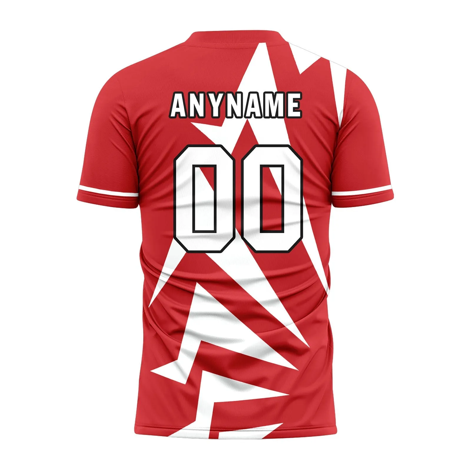 Holiday Gifts,Custom Red White Soccer Sets Jersey Personalized SCJ101-D28022