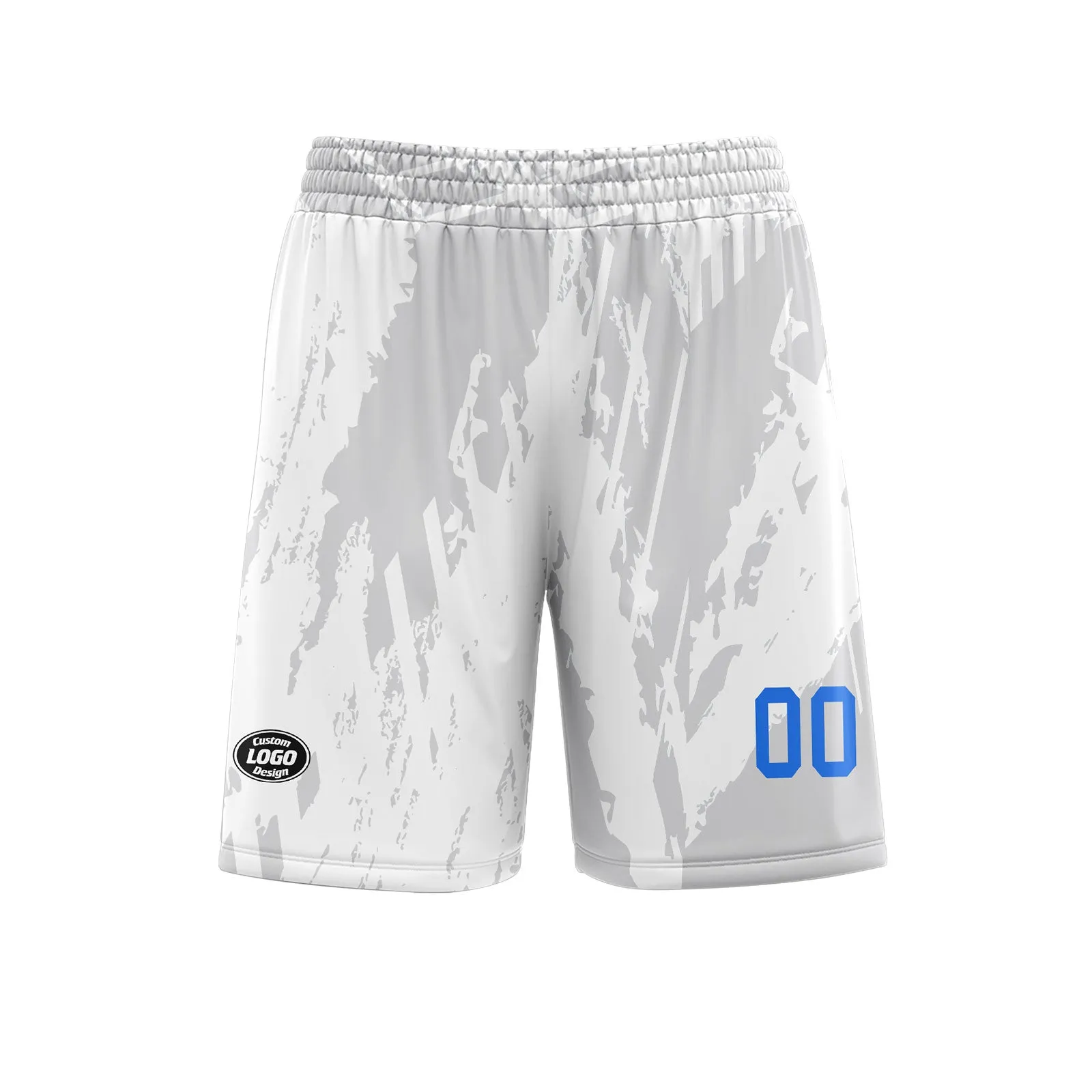 Holiday Gifts,Custom White Gray Soccer Sets Jersey Personalized SCJ101-D28043