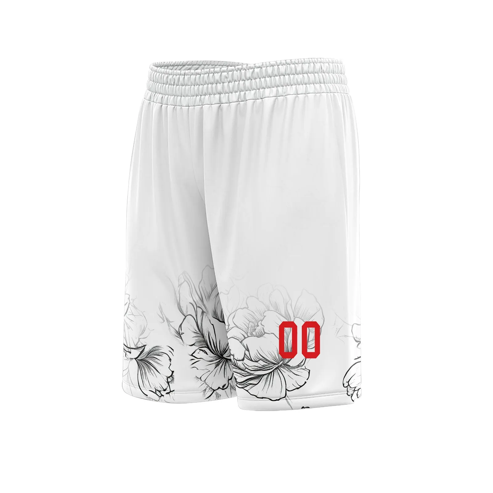 Holiday Gifts,Custom White Red Soccer Sets Jersey Personalized SCJ101-D28030